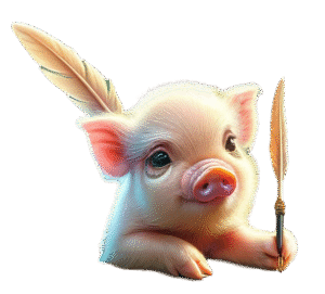 Sir Bacon signerar ett brev